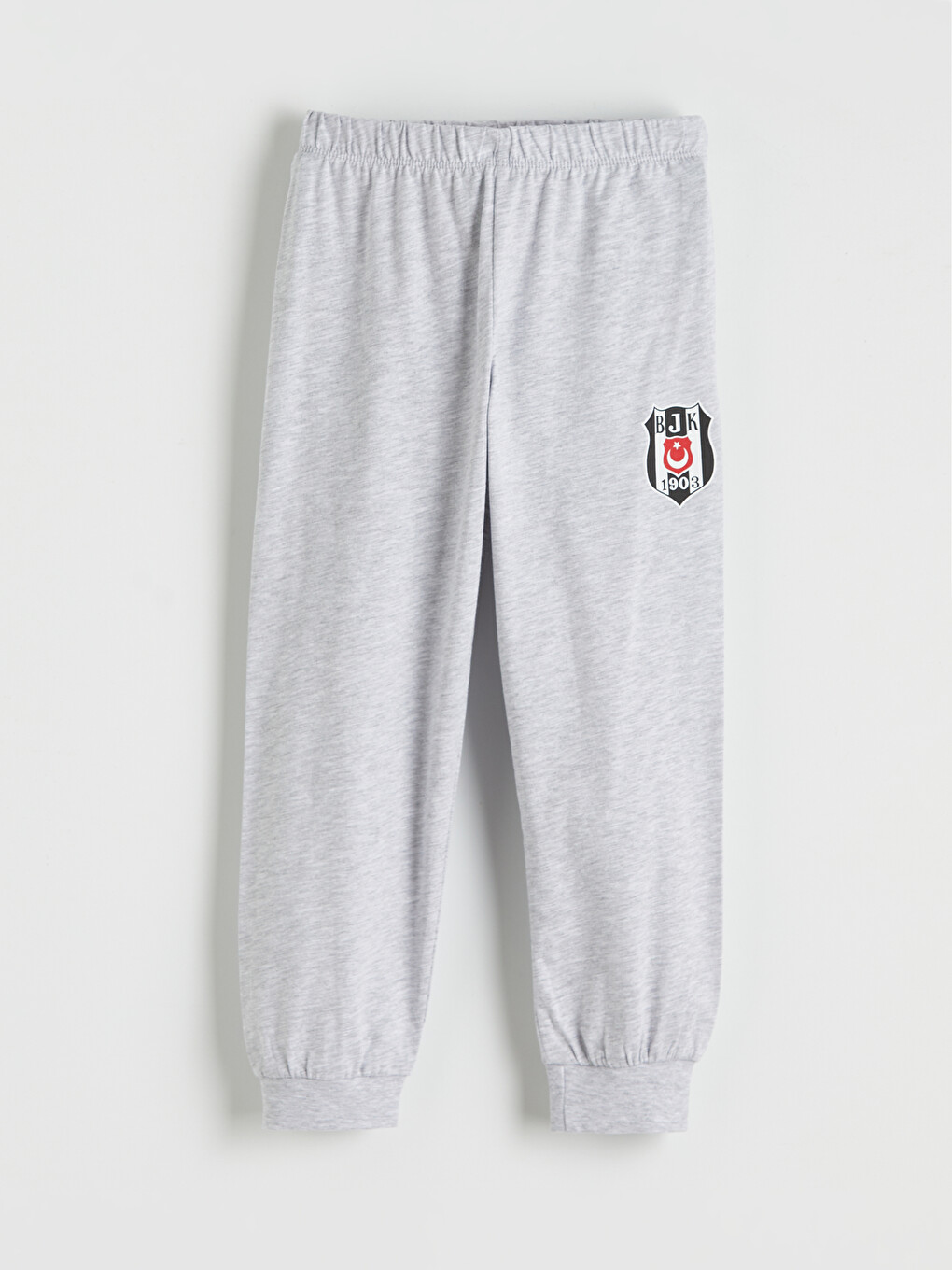 Gri Beşiktaş Baskılı Erkek Çocuk Pijama Altı