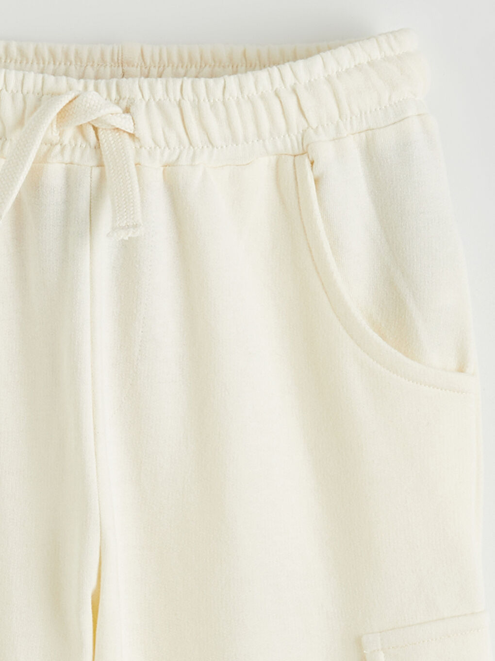 Bej Erkek Çocuk Kargo Jogger Eşofman Altı-1