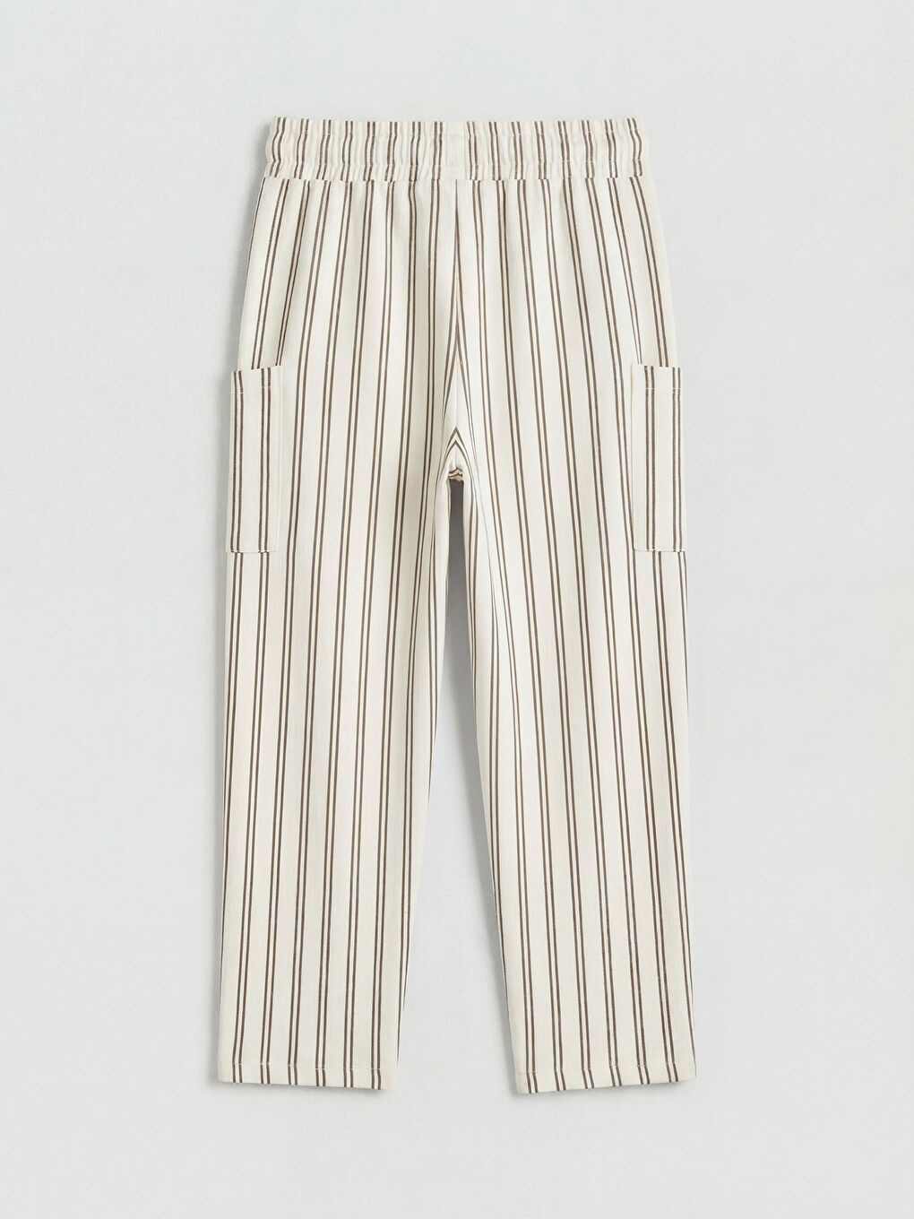 Bej Erkek Çocuk Kargo Pantolon-1