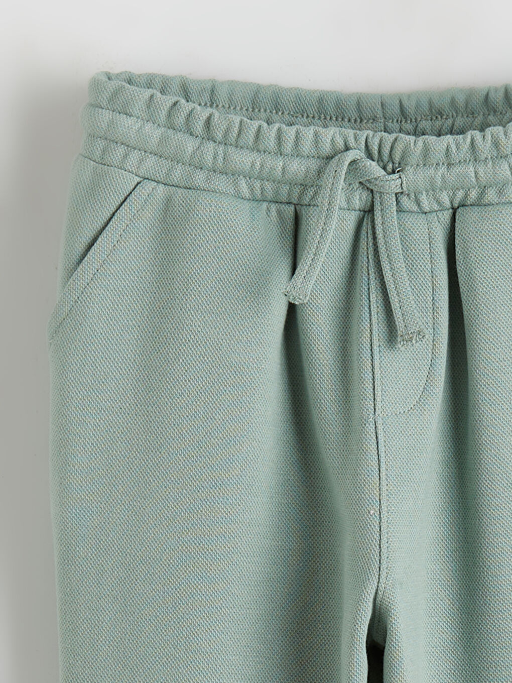 Yeşil Beli Lastikli Erkek Çocuk Eşofman Altı-1