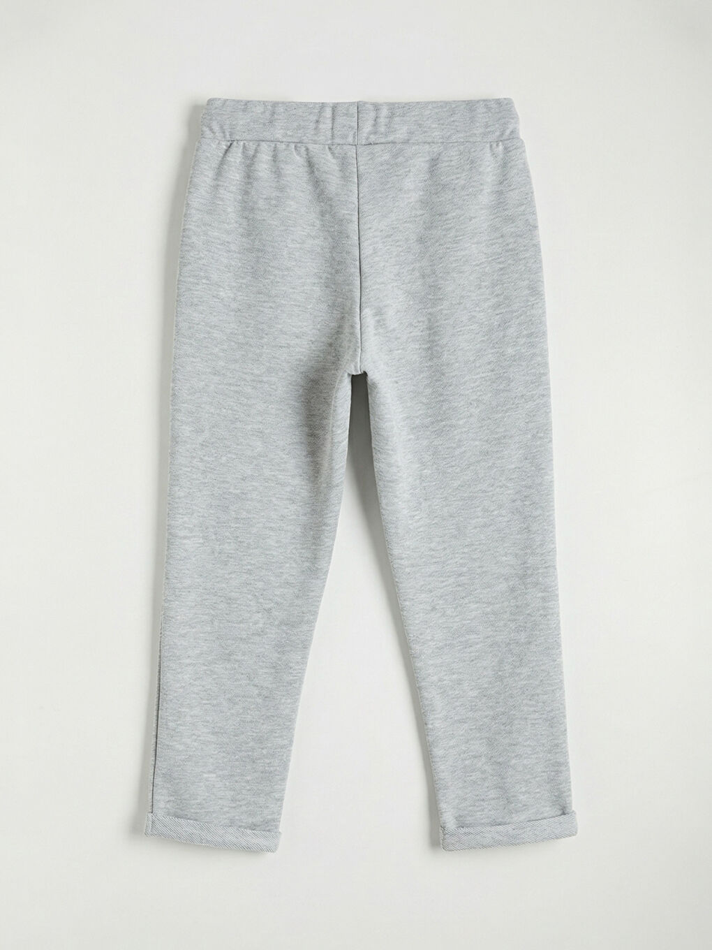 Gri Beli Lastikli Erkek Çocuk Eşofman Altı-1