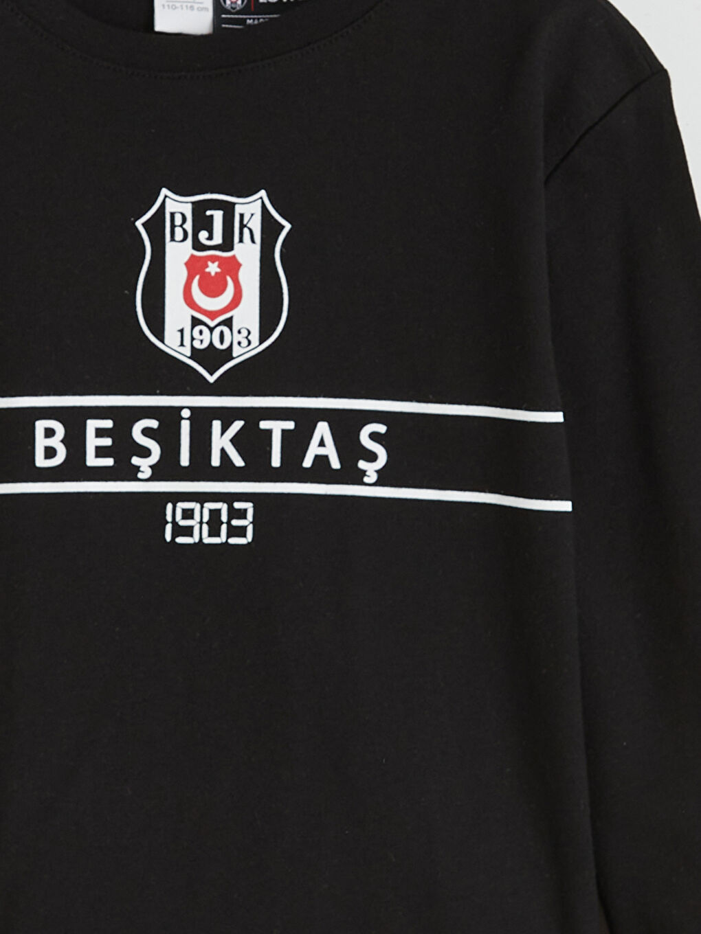 Siyah Beşiktaş Baskılı Erkek Çocuk Pijama Takım-5