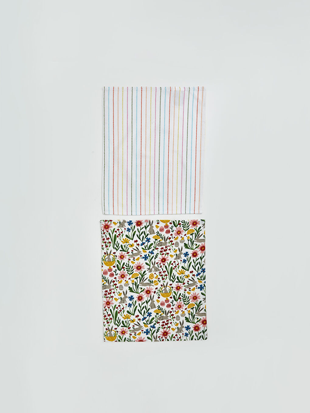 Karışık Çiçek Desenli Kurulama Bezi 2'li 40x50 cm-4
