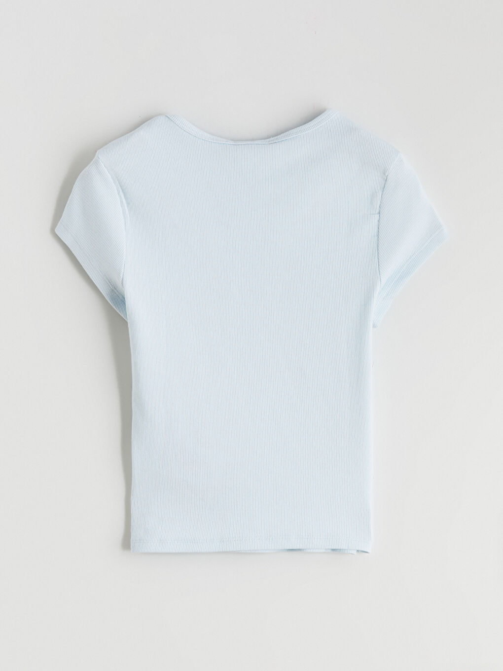 Женщины Голубой Кроп-топ-5