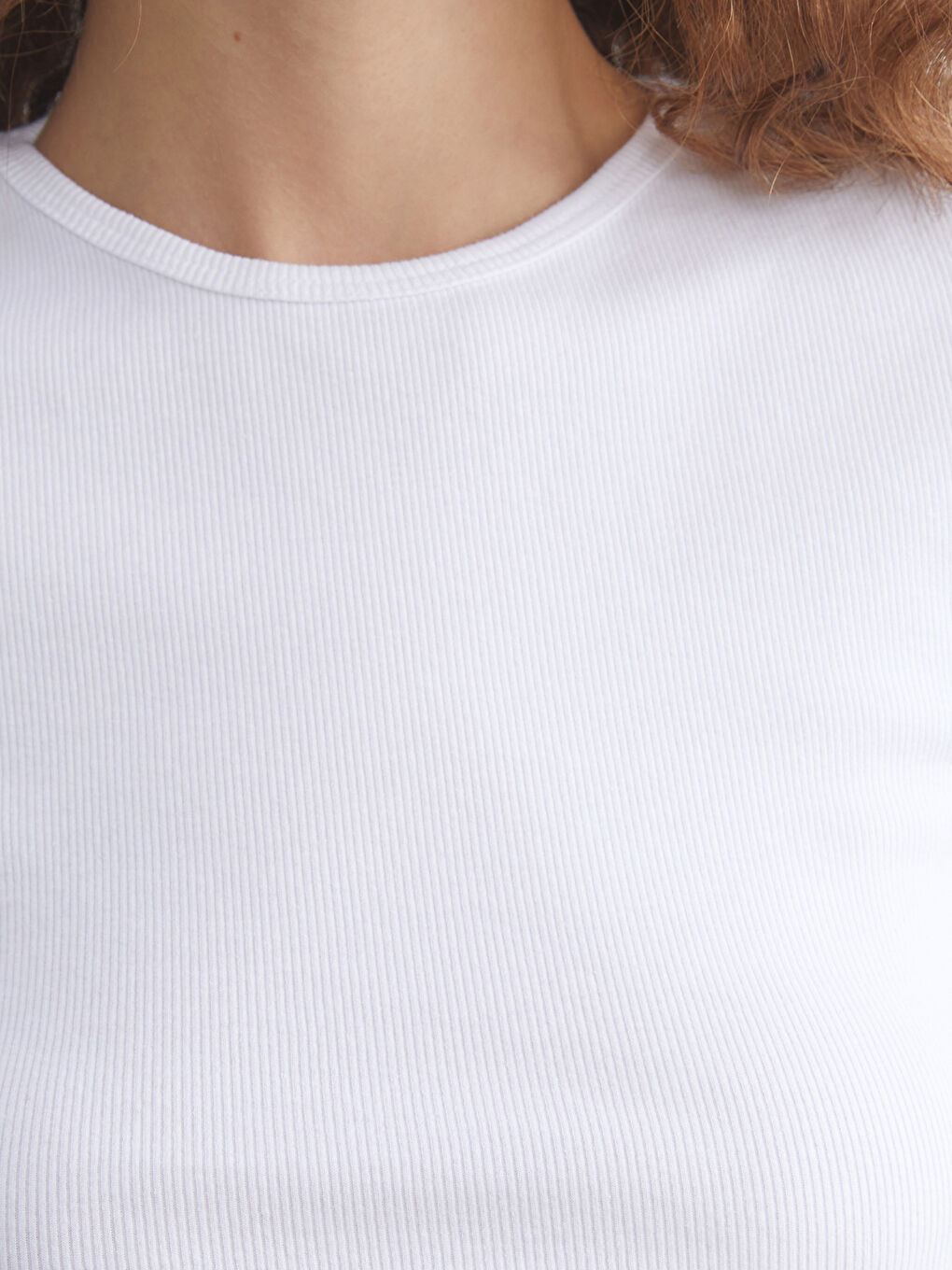 Әйелдерге арналған дөңгелек жағалы кроп-топ-2