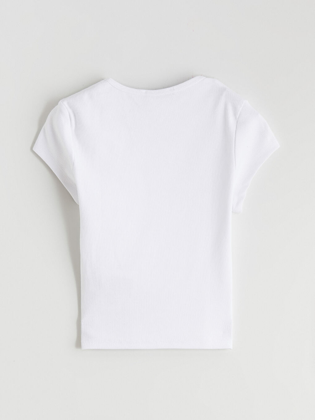 Әйелдерге арналған дөңгелек жағалы кроп-топ-5