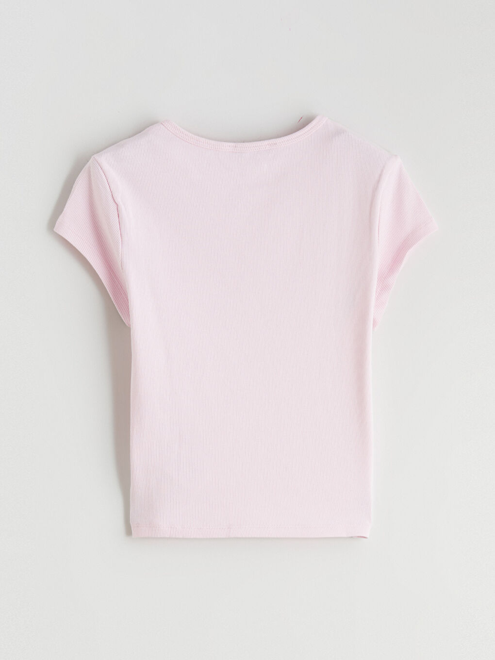 قميص قصير وردى نساء-5