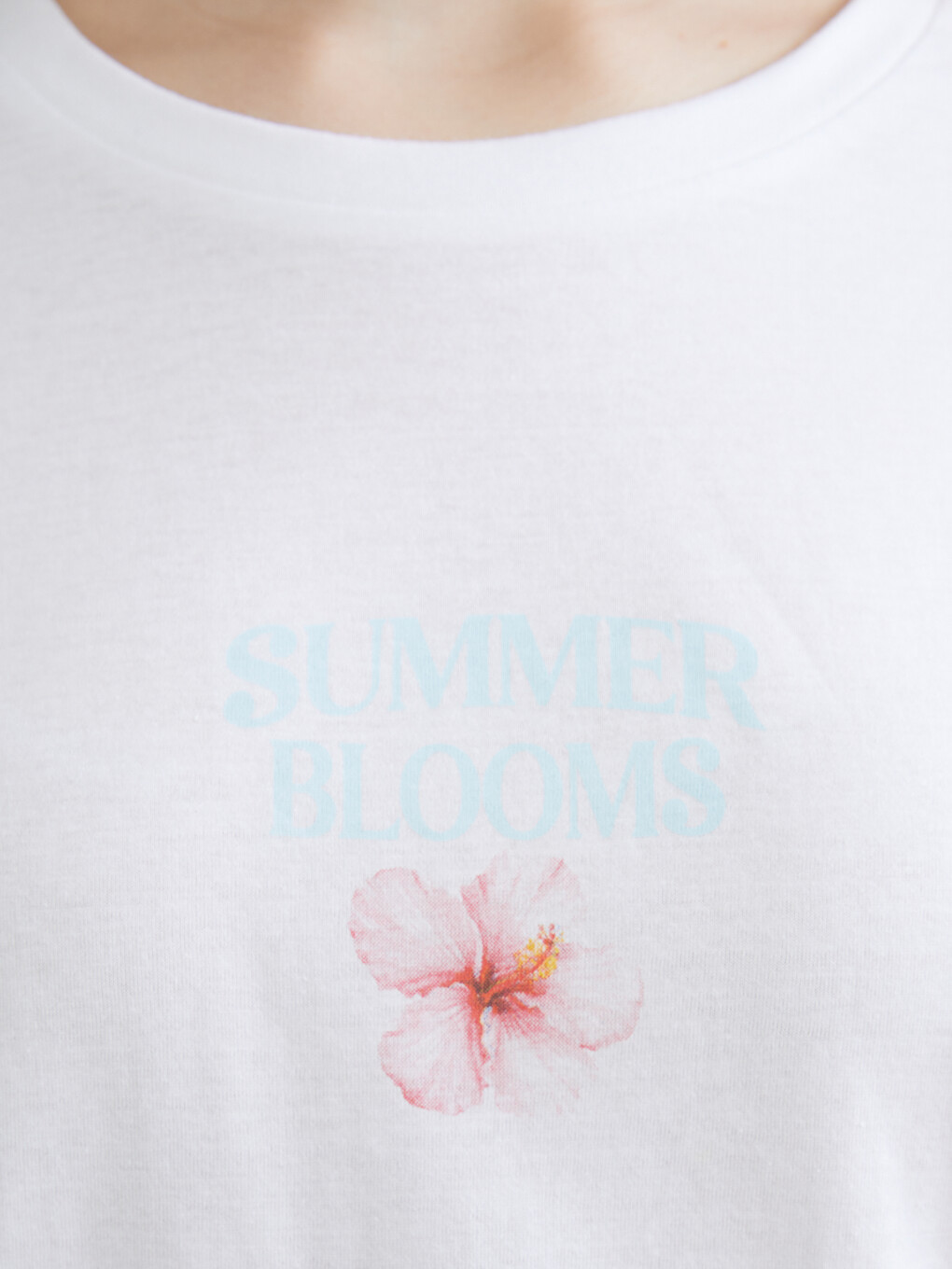 Crew Neck Floral Women's T-Shirt-2