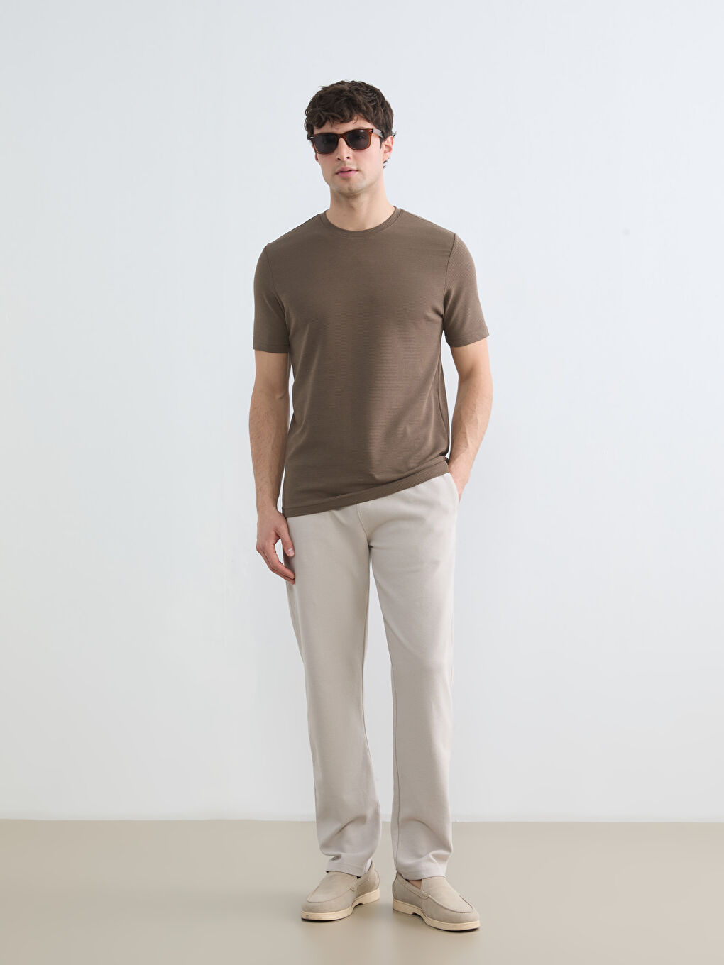 Crew Neck Jersey Men's T-Shirt-1