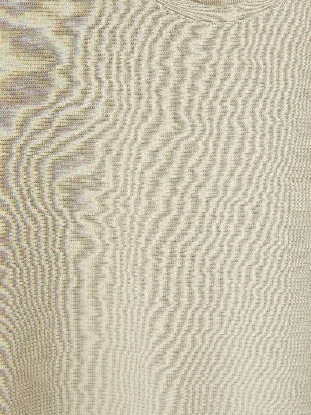 Gri Bisiklet Yaka Erkek Tişört-2