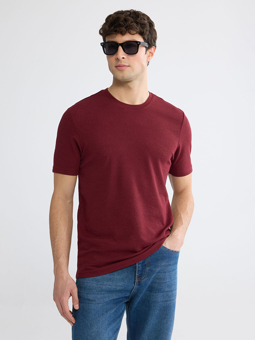 Crew Neck Jersey Men's T-Shirt