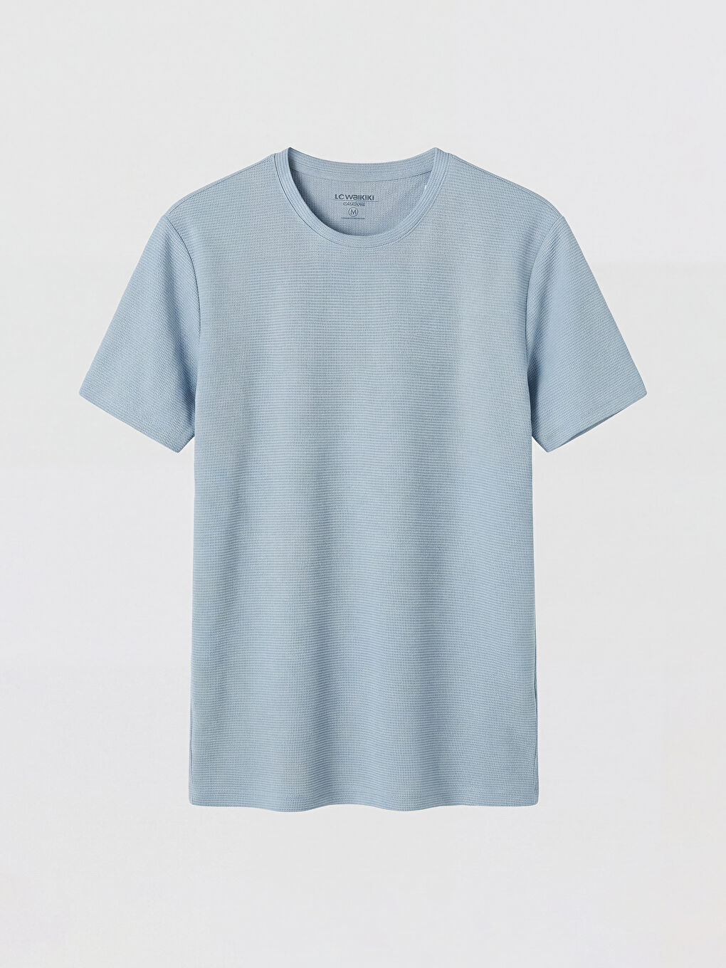 Mavi Bisiklet Yaka Erkek Tişört-4