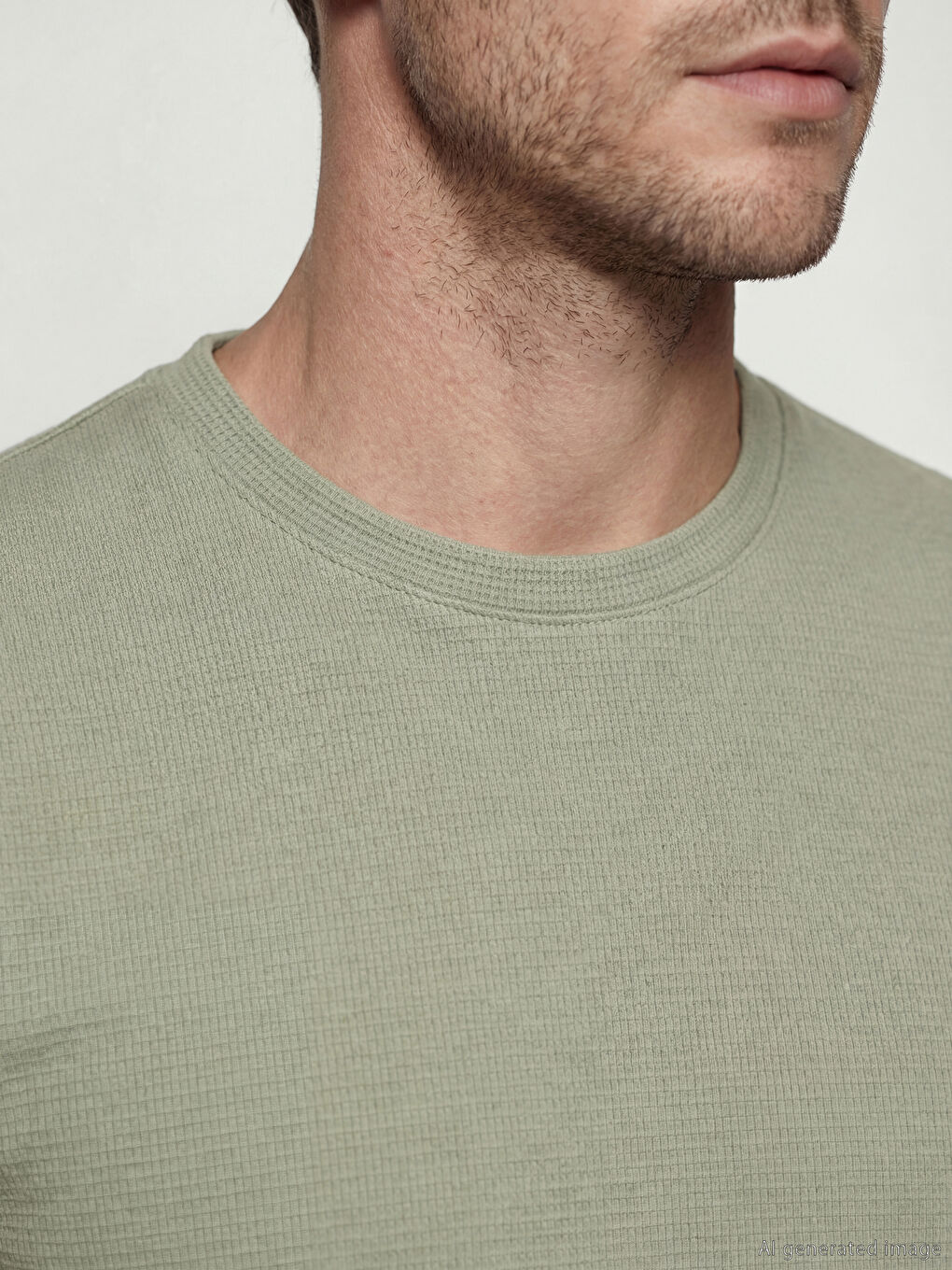 تي شيرت رجالي بكول مدور-2