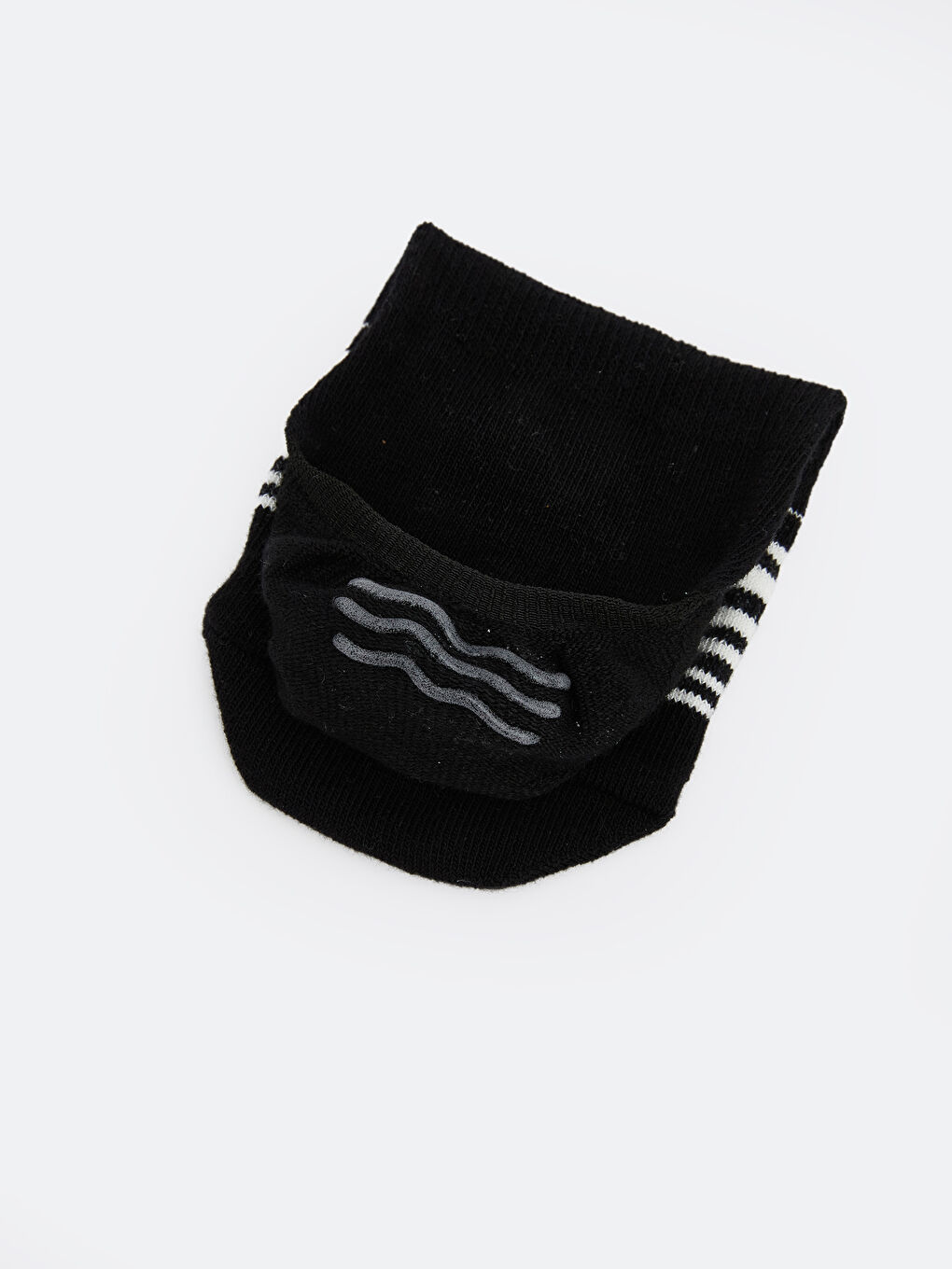 Ekru Desenli Kadın Babet Çorap 5'li-1