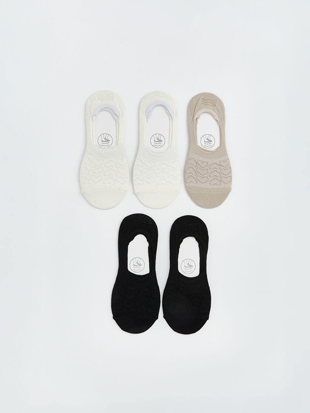 Woman WHITE Invisible Socks