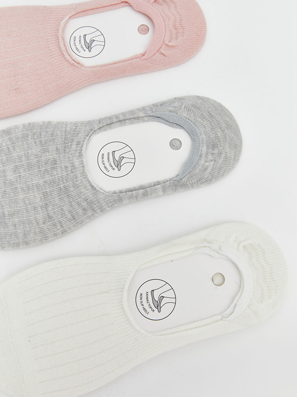 Woman PINK Invisible Socks-1