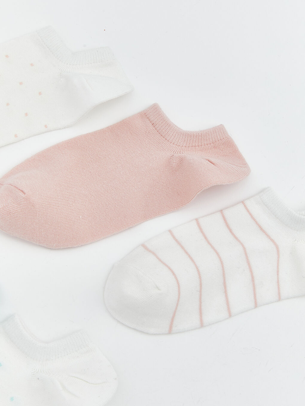 Women's Patterned Sneaker Socks - Set of 5-1