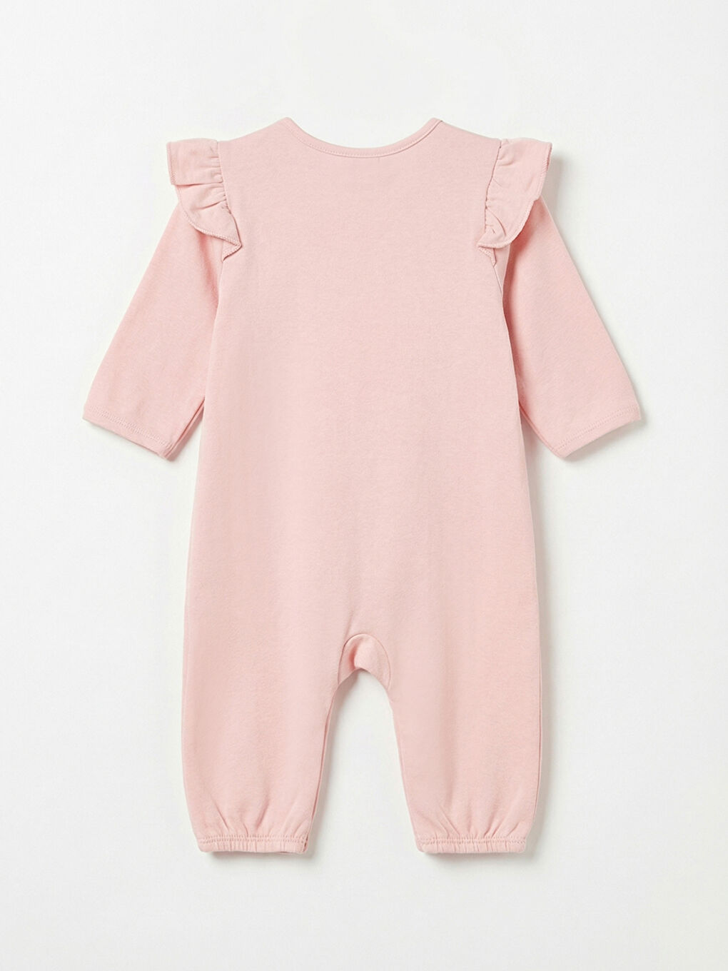 Pembe Fiyon Figürlü Kız Bebek Tulum-1