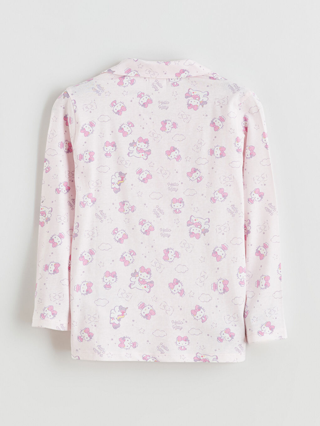 Pembe Hello Kitty Baskılı Kız Çocuk Pijama Takım-3