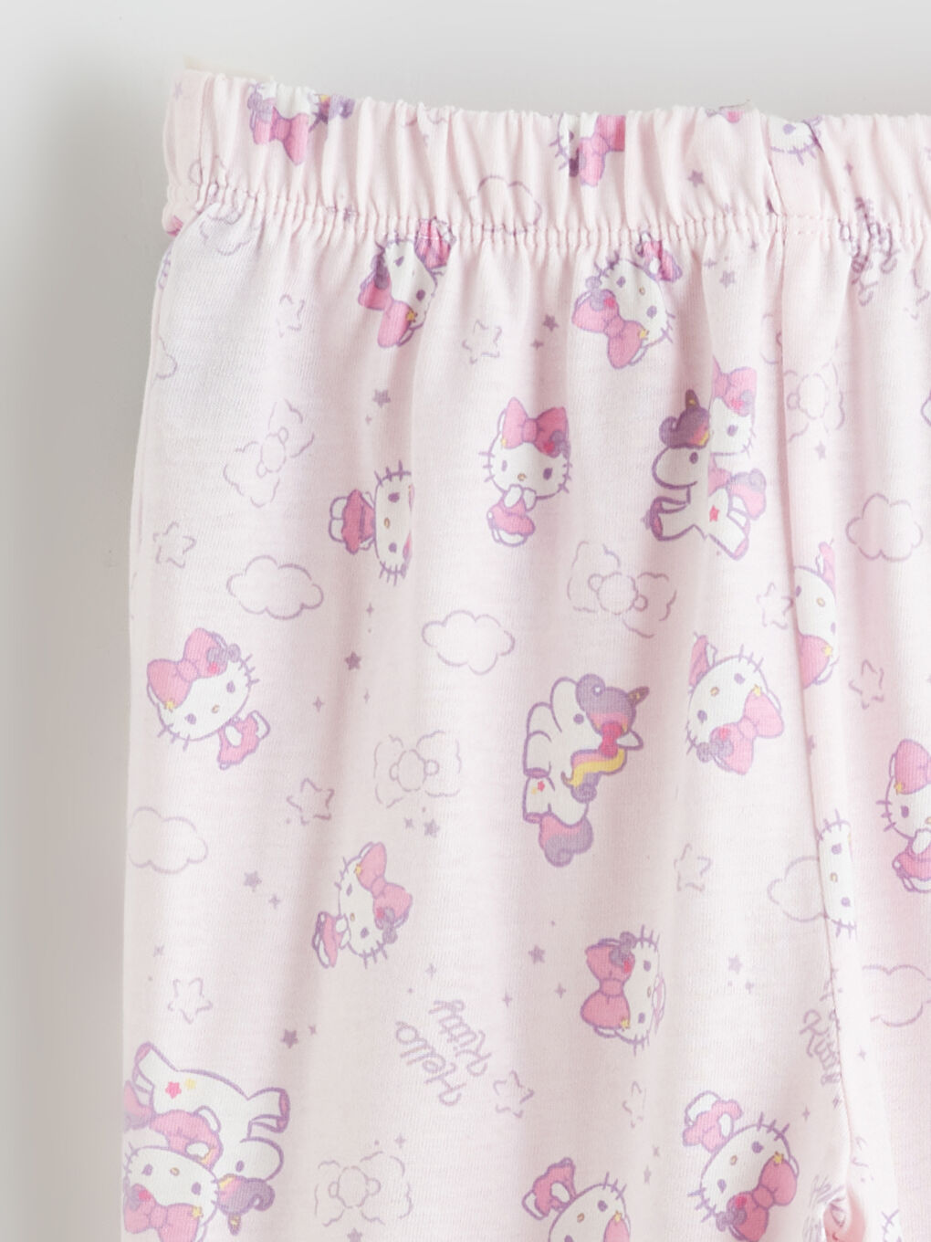 Pembe Hello Kitty Baskılı Kız Çocuk Pijama Takım-5