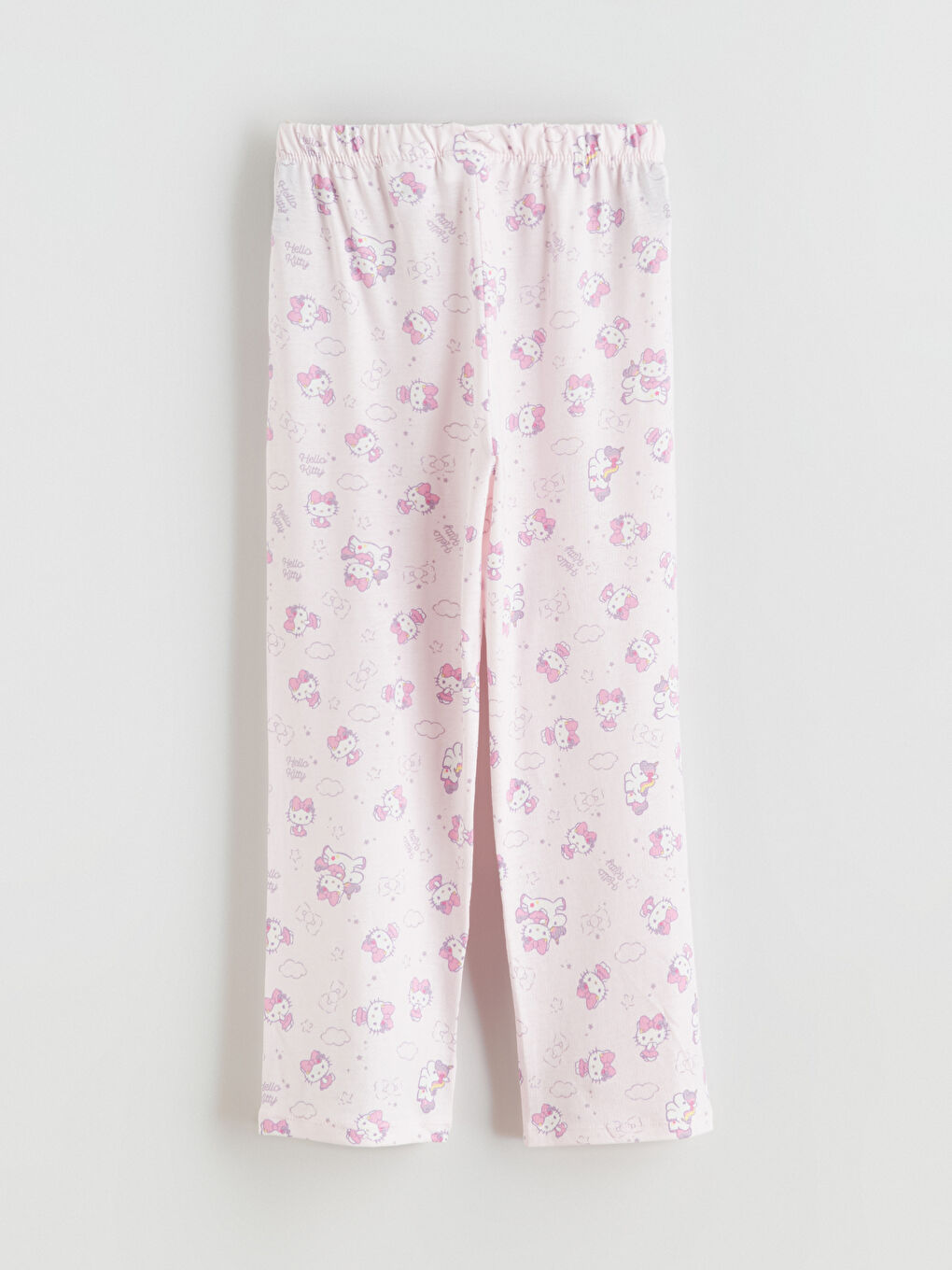 Pembe Hello Kitty Baskılı Kız Çocuk Pijama Takım-6