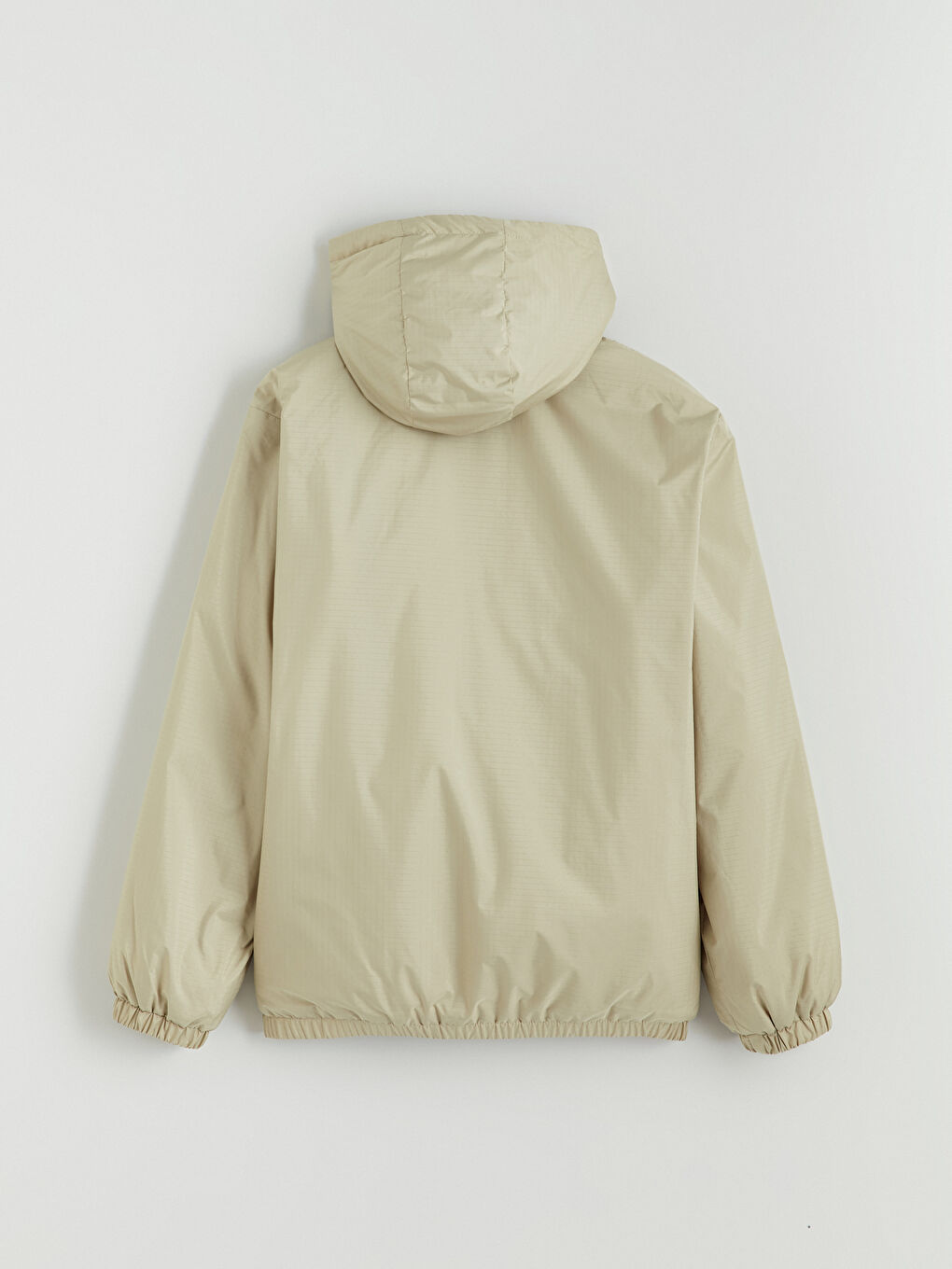 Haki Su İtici Kapüşonlu Erkek Çocuk Mont-3