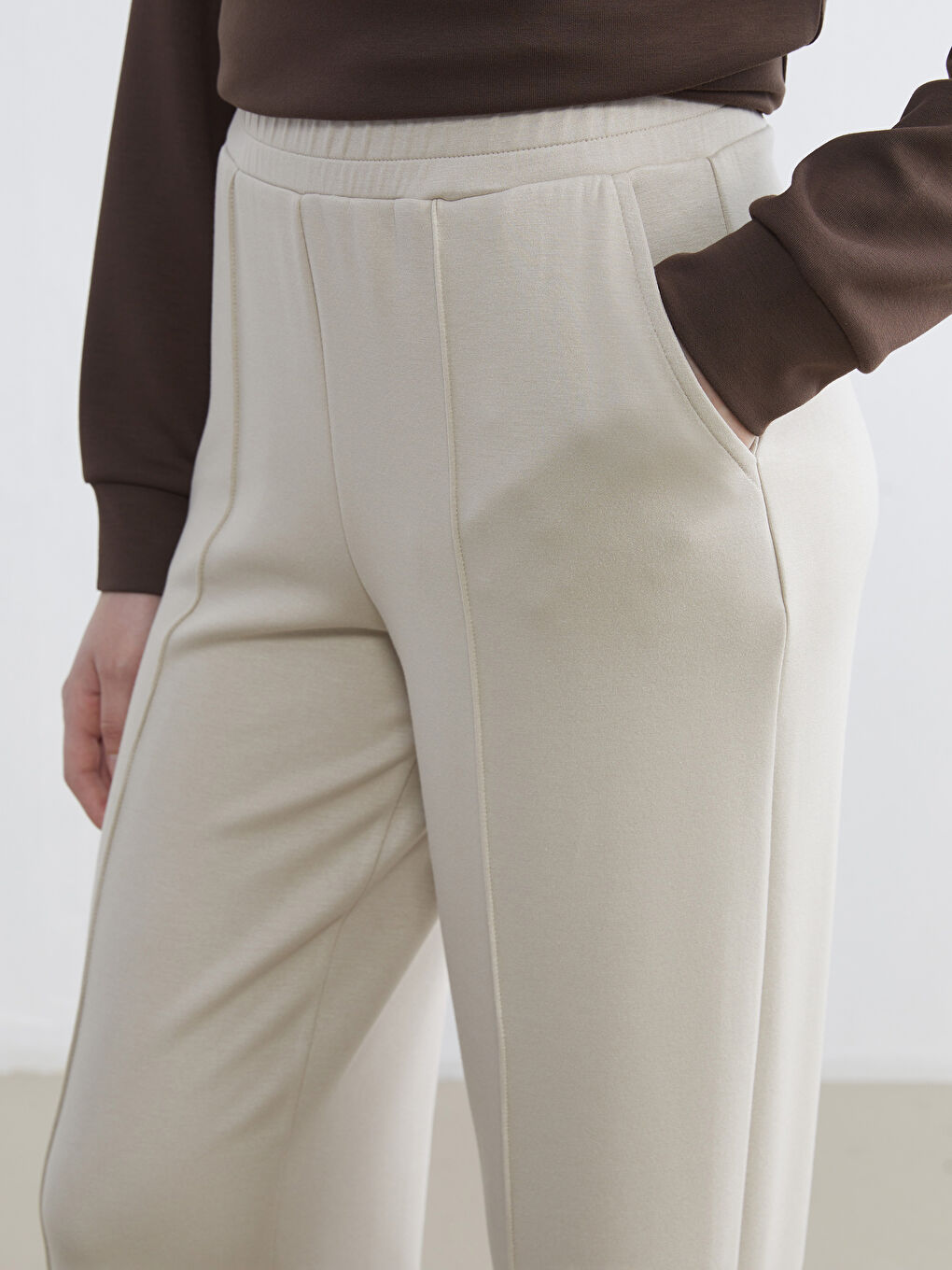 Soft Touch Women's Joggers with Elastic Waistband-2