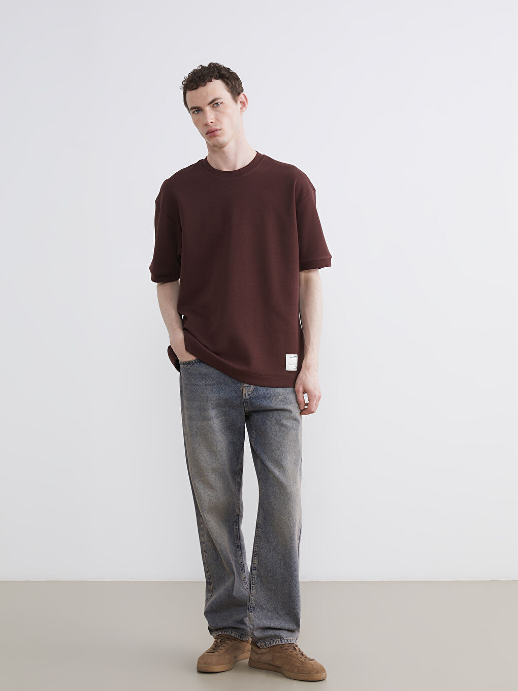 تيشيرت بوردو رجل-1