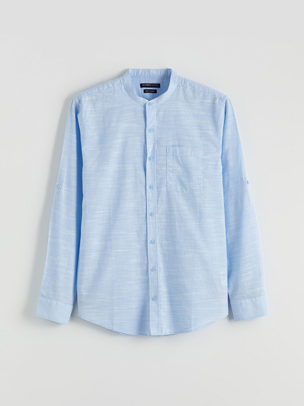 Ерлерге арналған стандартты пішім поплин жейде-4