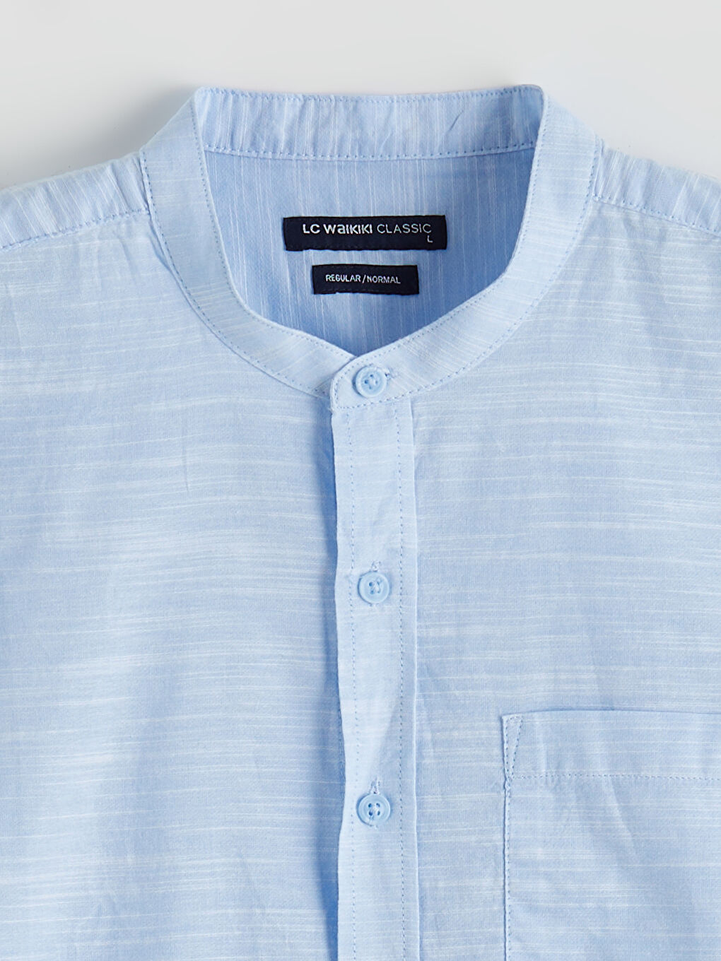 Ерлерге арналған стандартты пішім поплин жейде-5