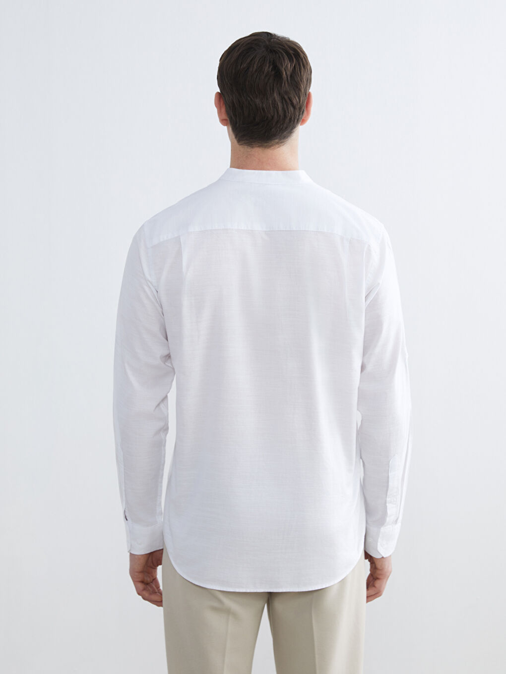 Regular Fit Poplin Men's Shirt-3