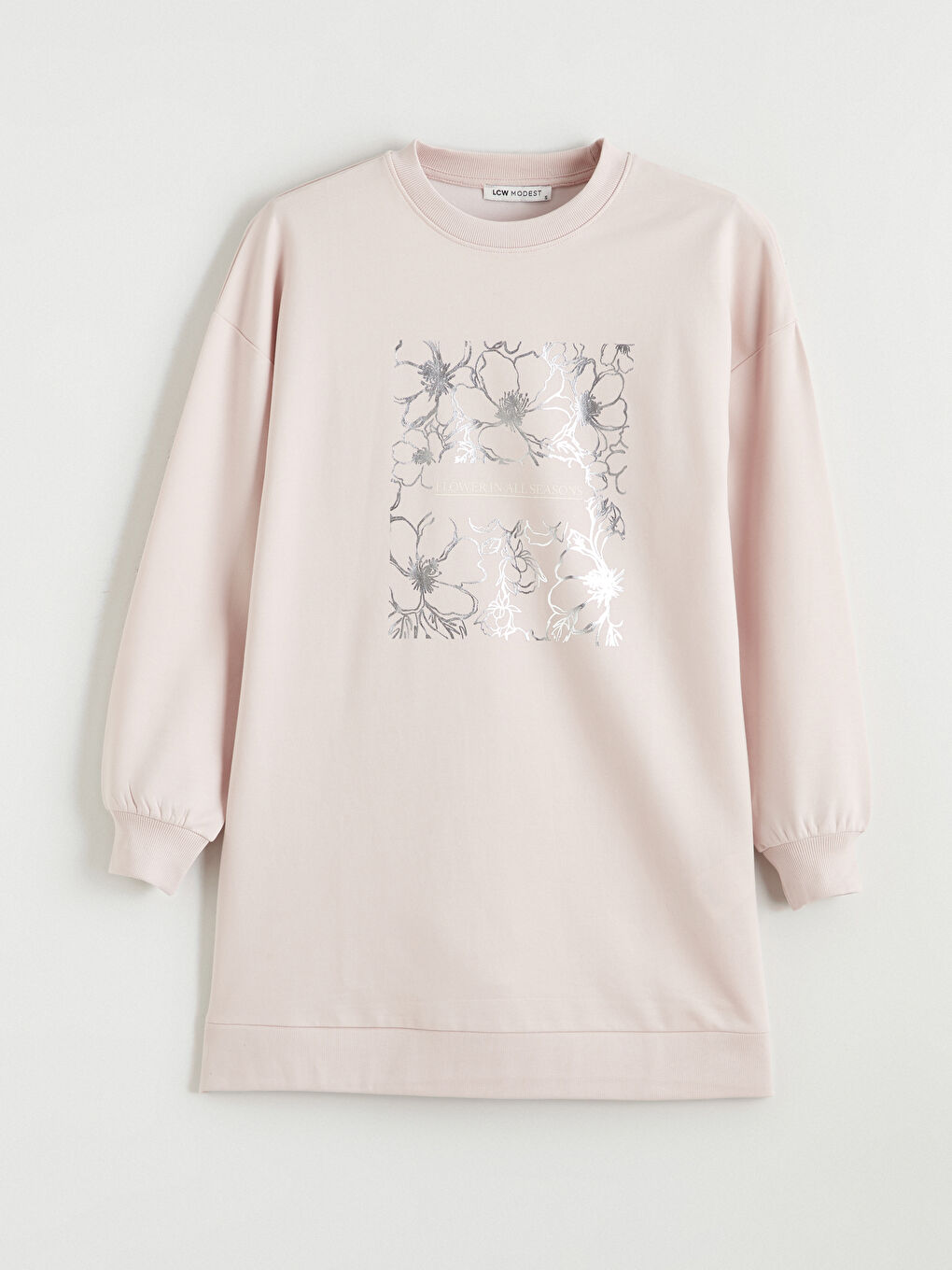 تونیکی سویتشێرت په‌مه‌یی ژن-4