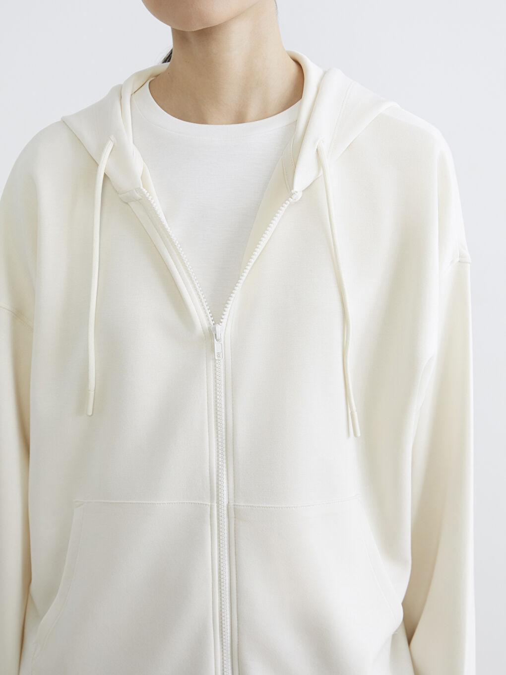 Oversized Women's Zip-Up Hoodie-2