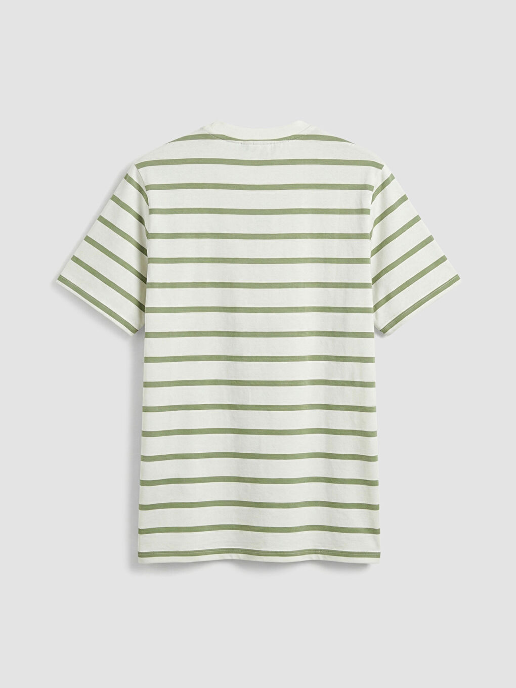 Striped crew neck jersey T-shirt for men-5