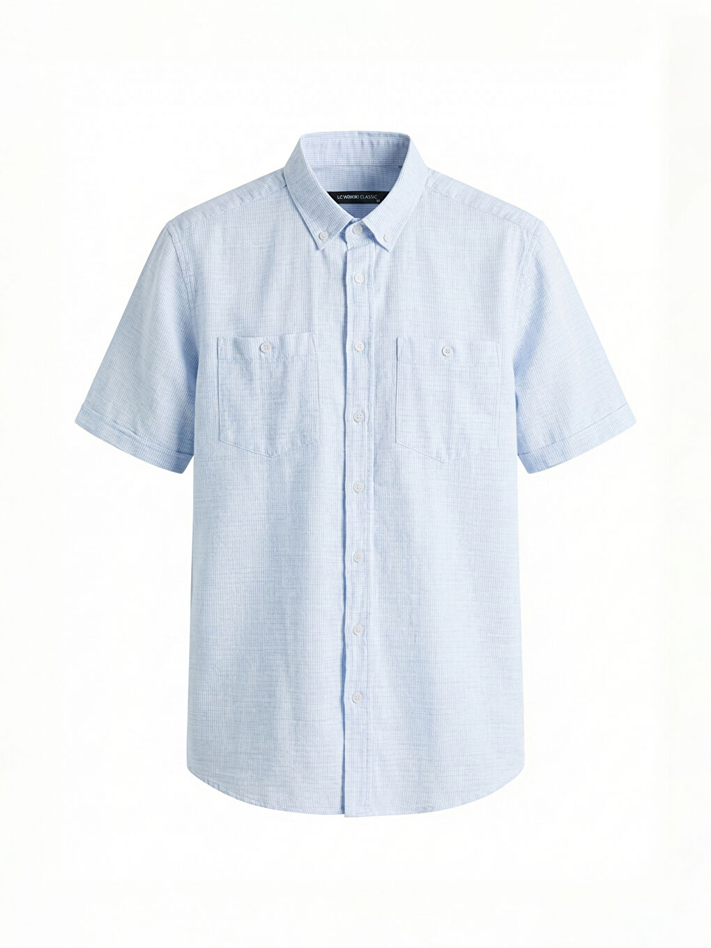 Mavi Regular Fit Kısa Kollu Armürlü Erkek Gömlek-4