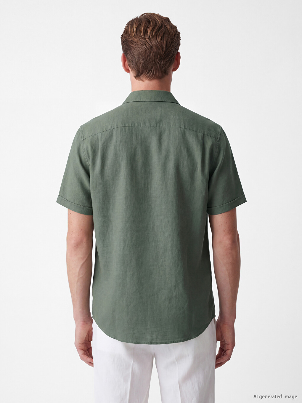 Regular Fit Dobby Shirt for Men-3