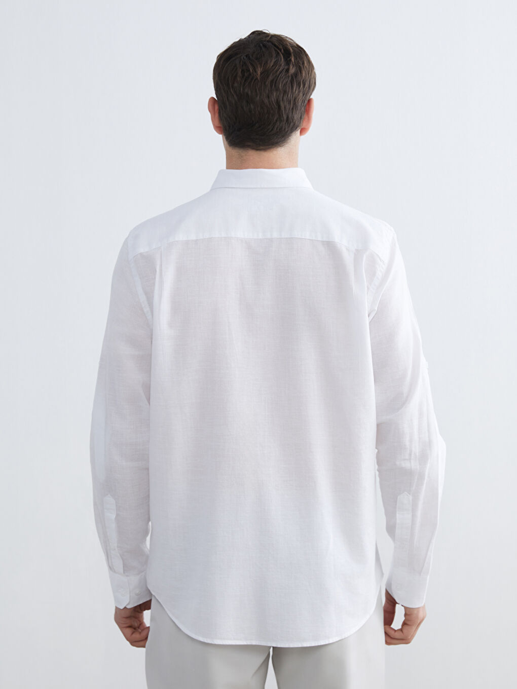 کراس ئاسایی تێکەڵەی کەتان بۆ پیاوان-3