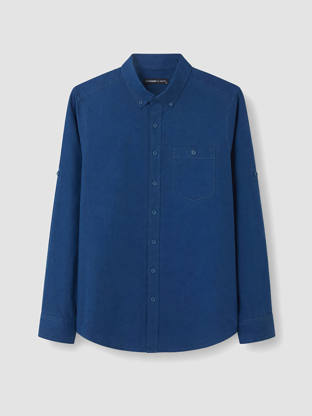 Regular Fit Linen Blend Men's Shirt-4