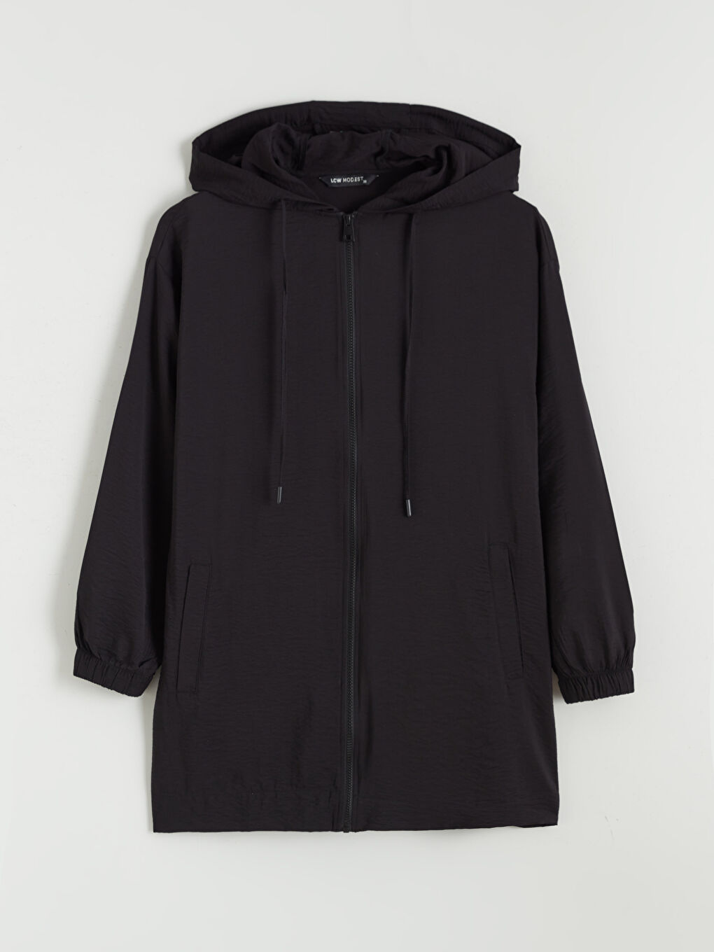 تونيك واسع الحجم مزود بغطاء رأس للنساء-4