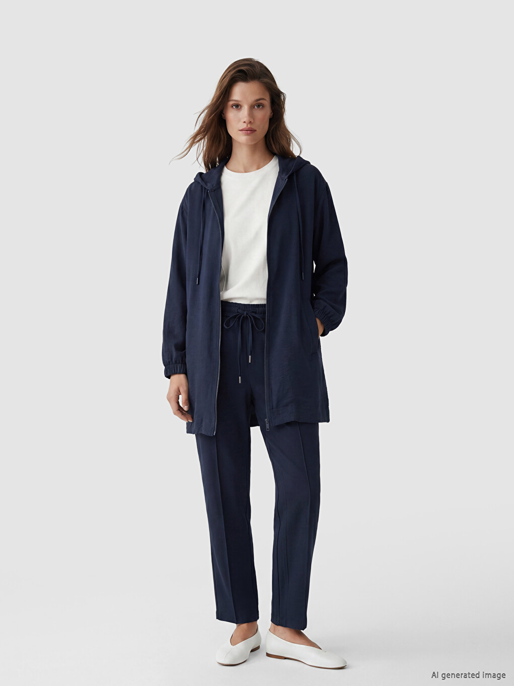 Hooded Oversize Women's Tunic-1