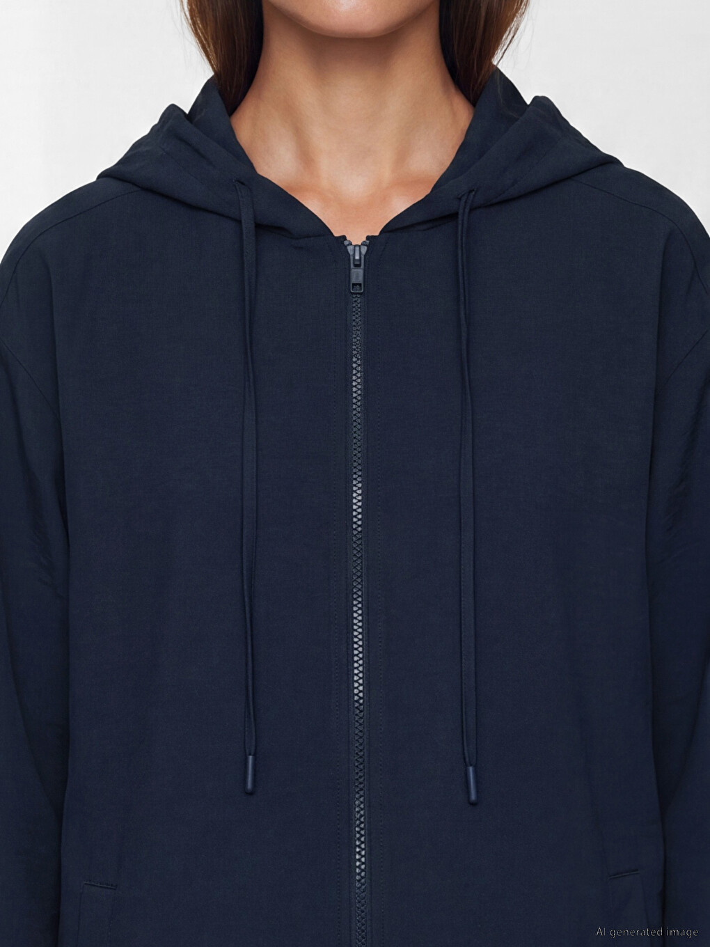 Hooded Oversize Women's Tunic-2