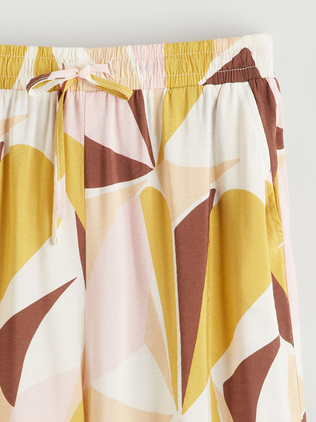 Женщины Разноцветный Брюки-5