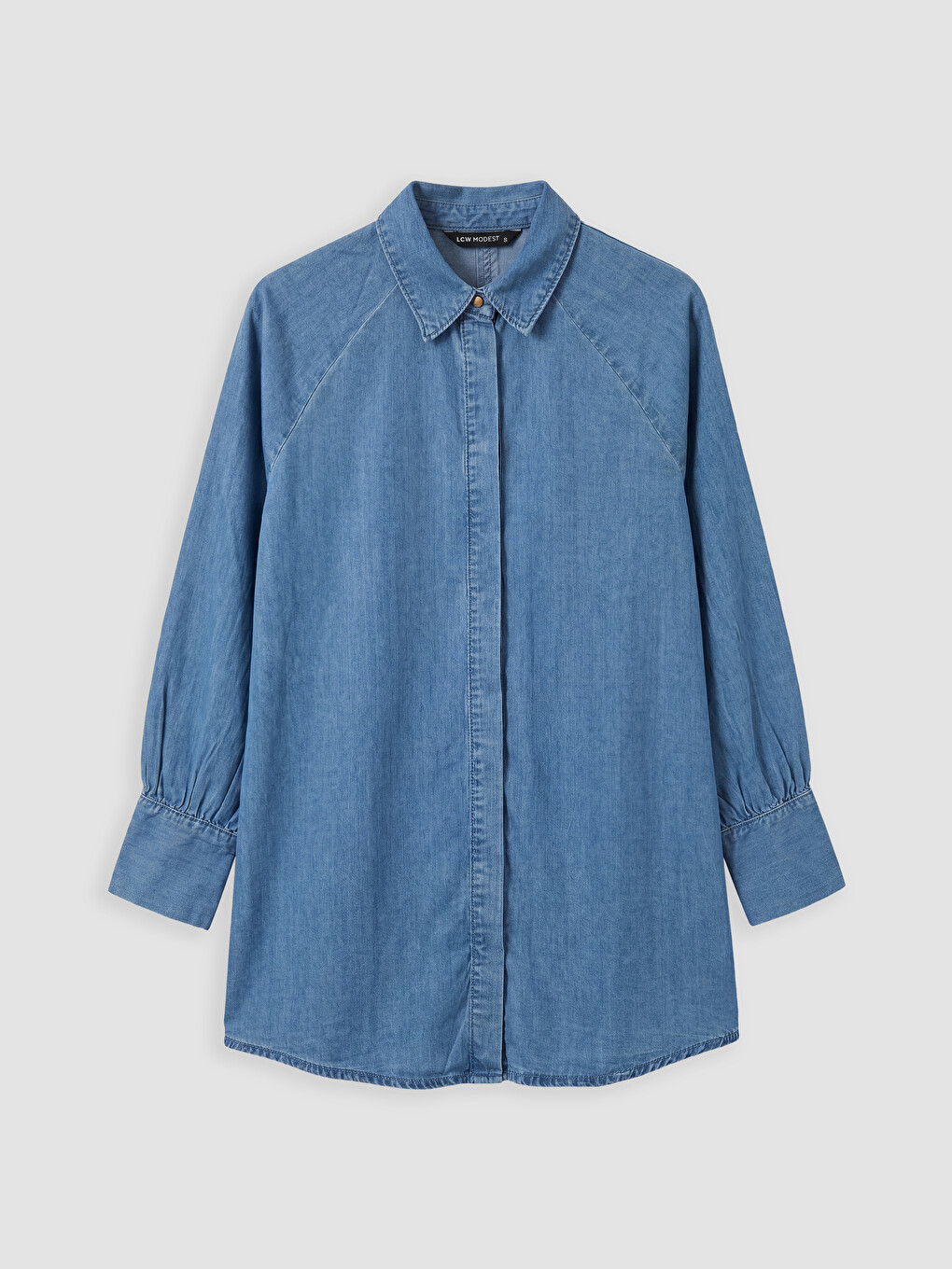 Woman Indigo Shirt Tunic