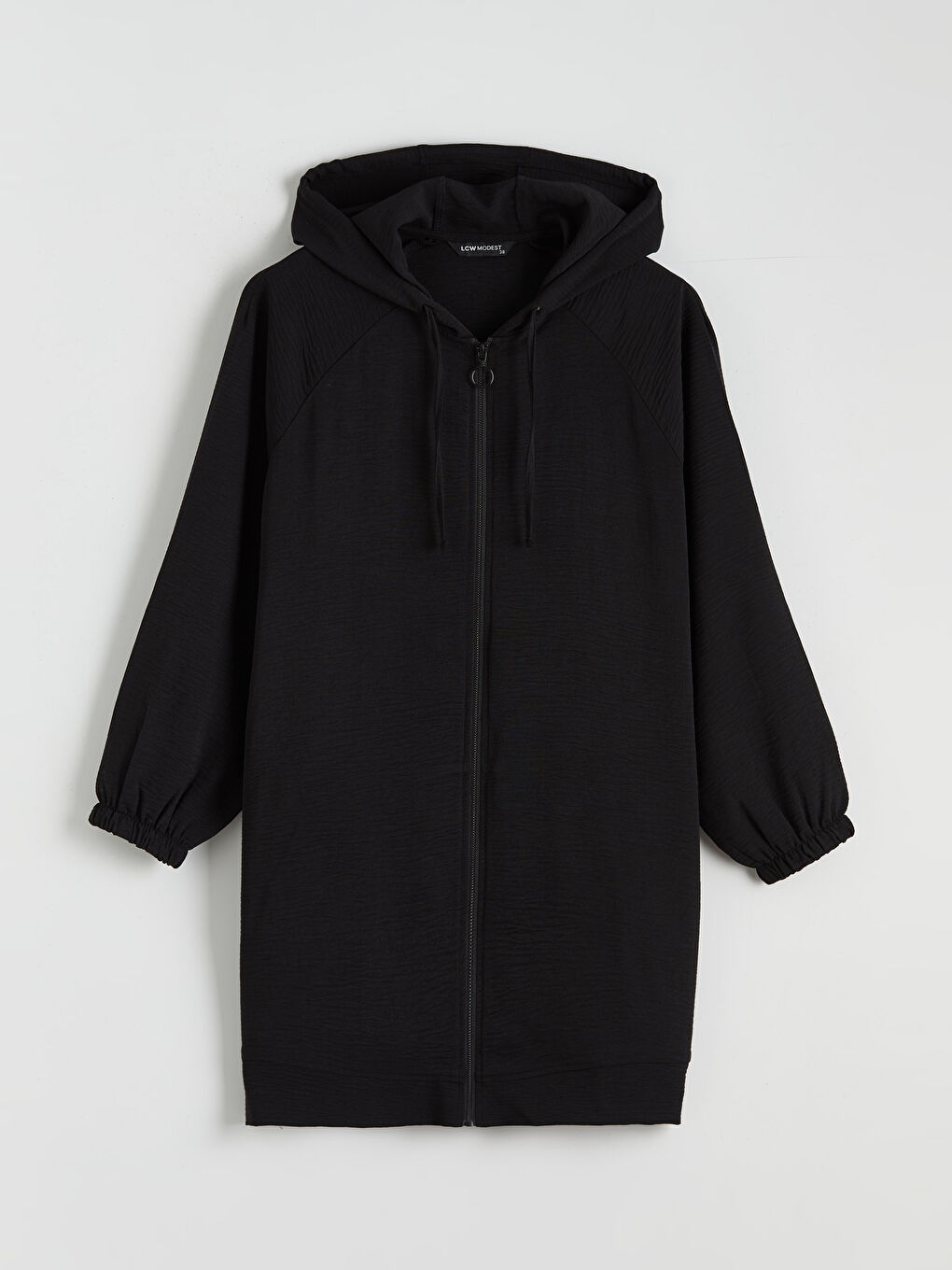 Oversized hooded tunic for women.-4