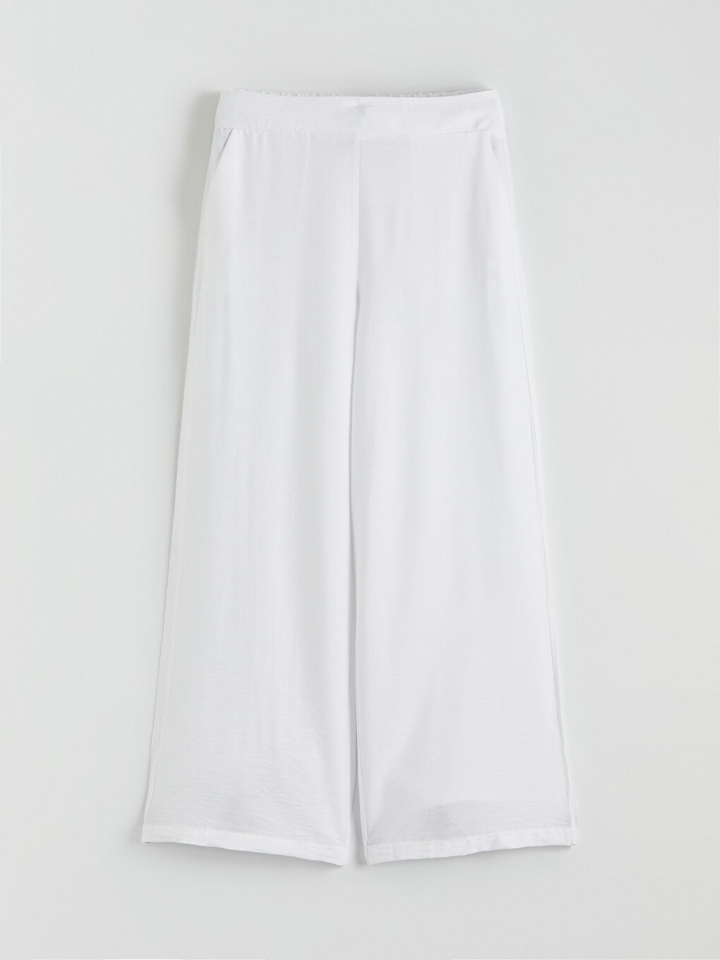 Woman WHITE Trousers-4