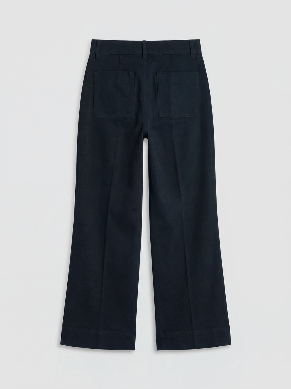 Pantalon Femme Taille Haute À Jambe Large-5