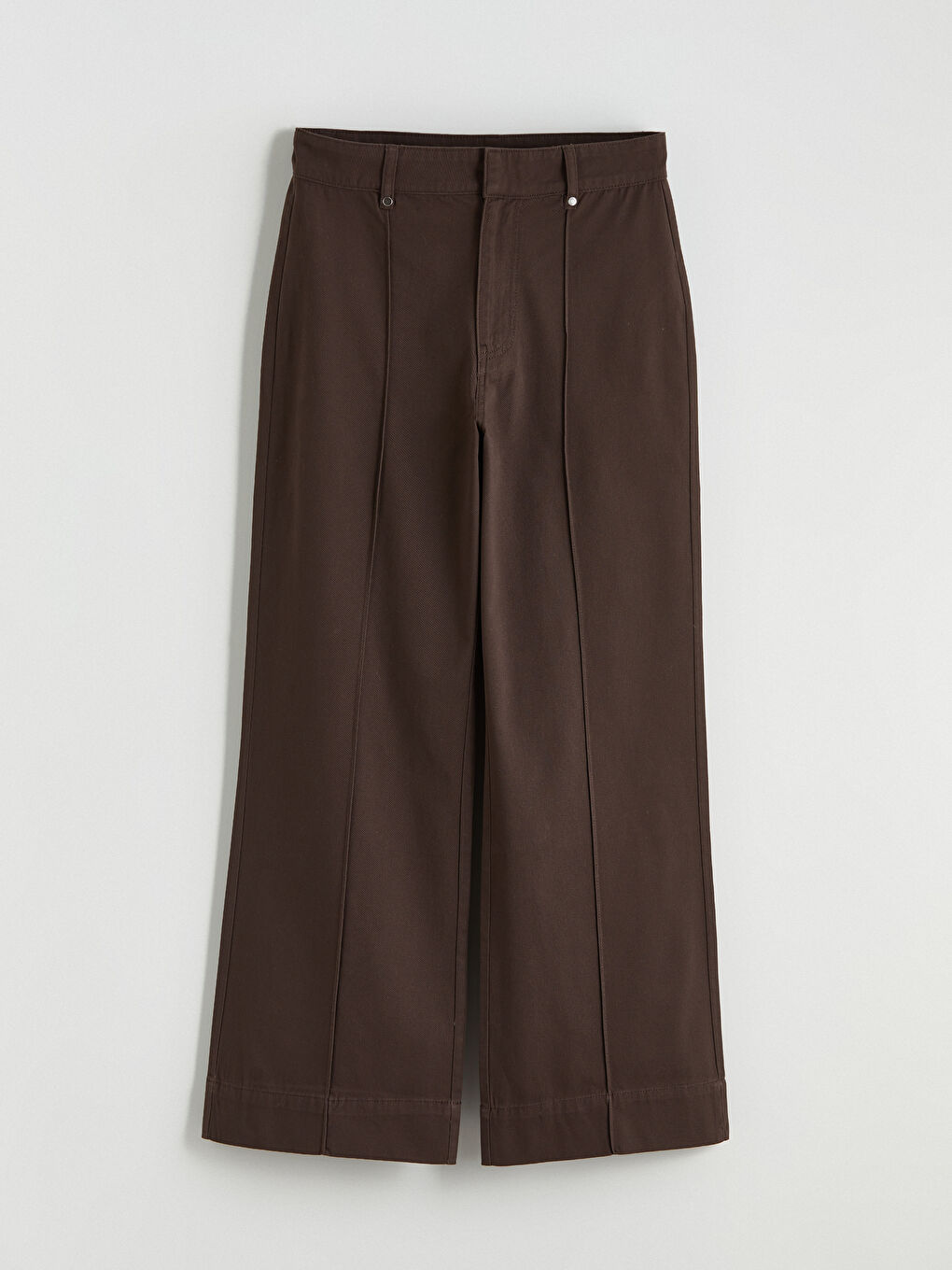 ქალი ყავისფერი შარვალი-4