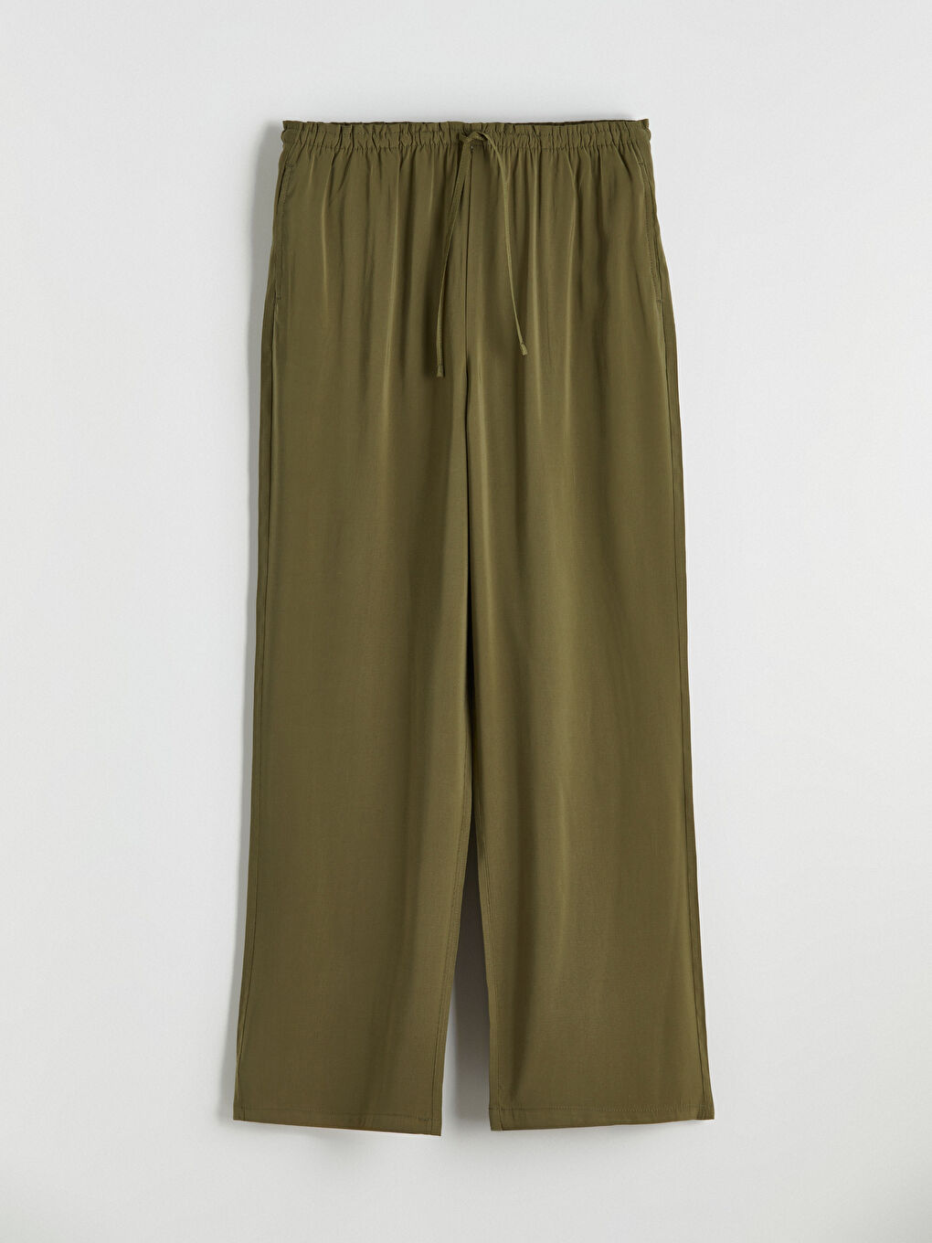 Elastic Waist Women's Trousers-4