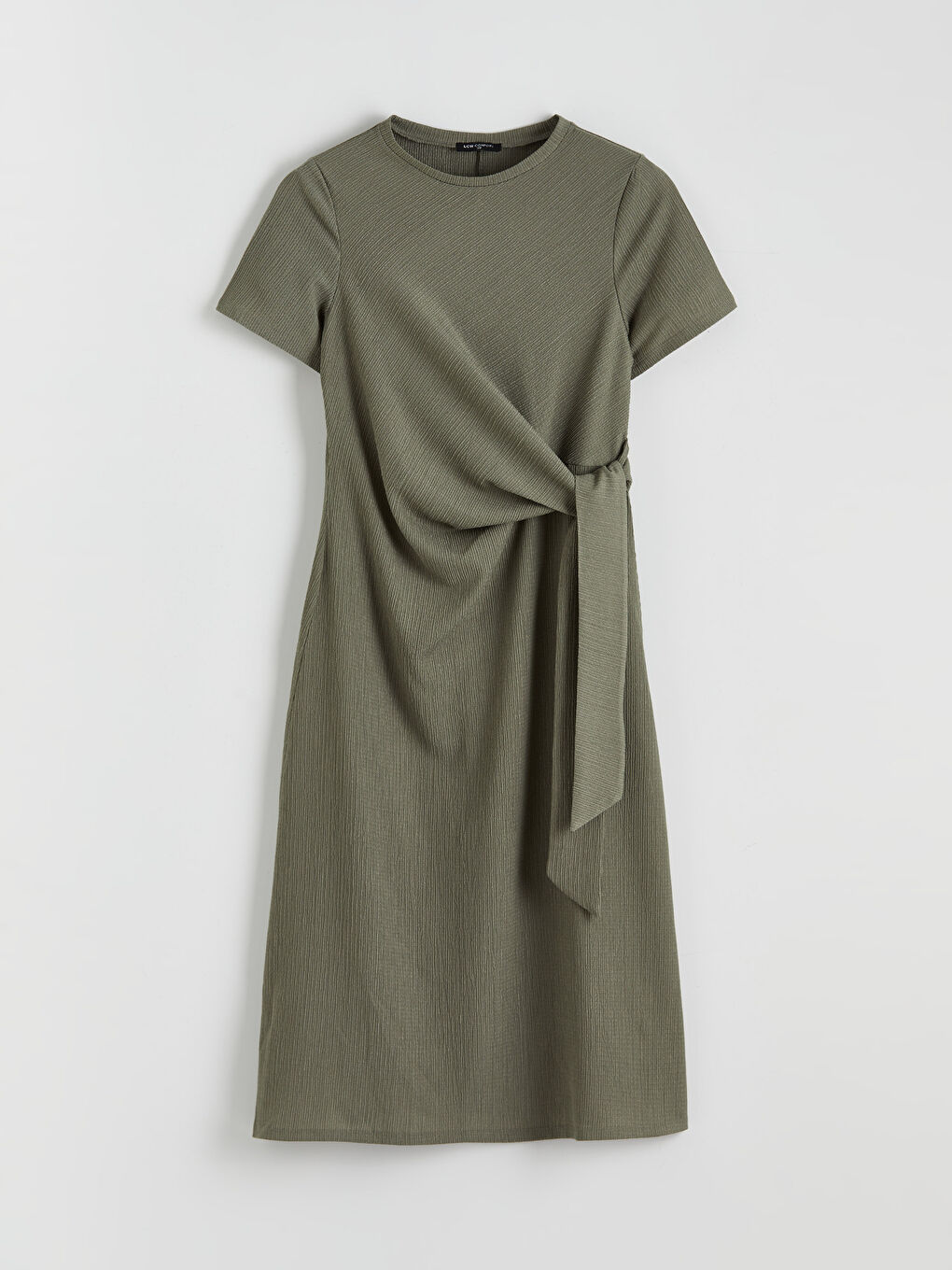 Женщины Хаки Платье-4