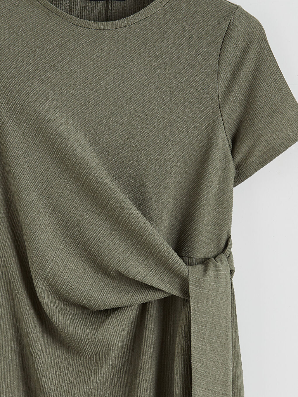 Женщины Хаки Платье-5